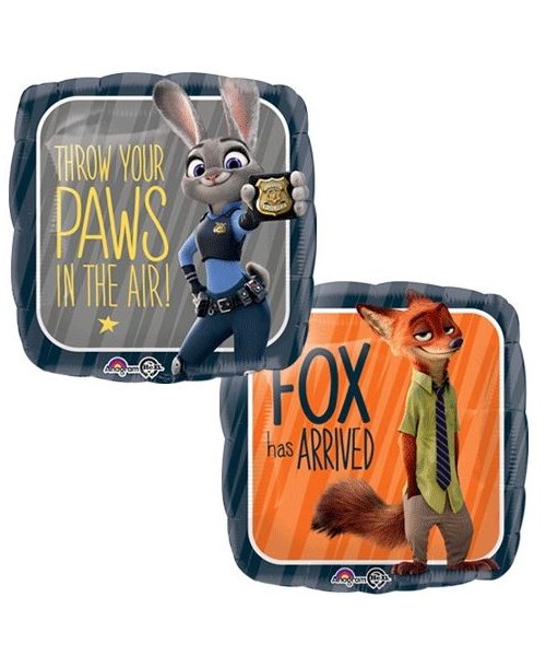PALLONE MYLAR 18" 45CM ZOOTOPIA - L'Officina delle feste