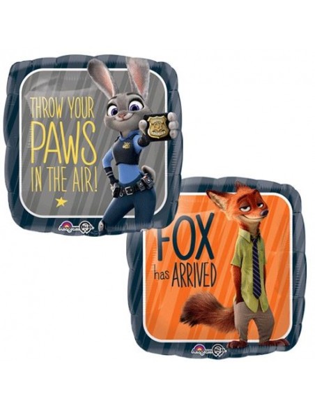 PALLONE MYLAR 18" 45CM ZOOTOPIA - L'Officina delle feste