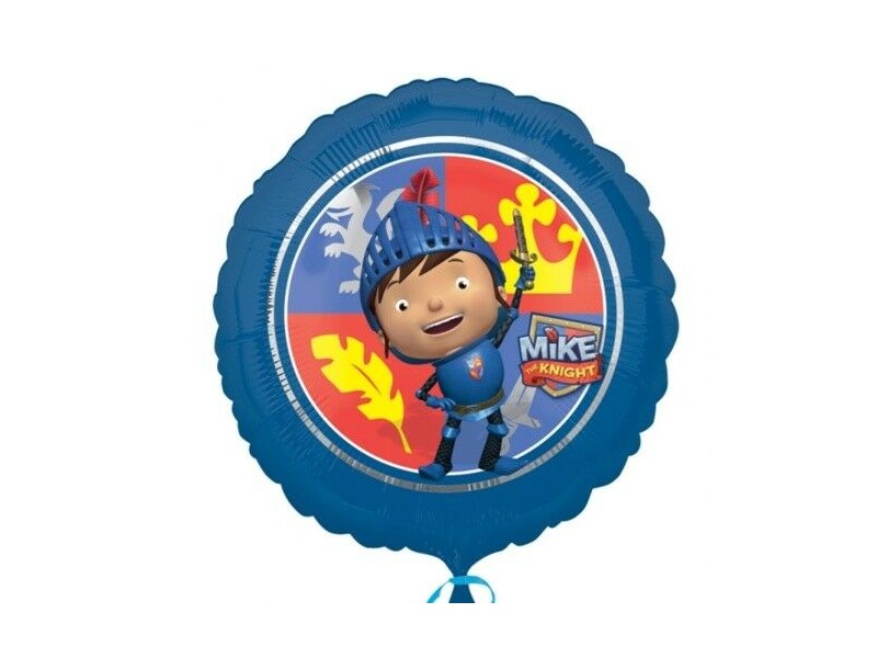 PALLONE MYLAR 18" 45CM MIKE THE KNIGHT IL CAVALIERE -