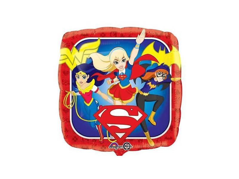 PALLONE 18" SUPER HERO GIRLS SQUARE - L'Officina delle feste