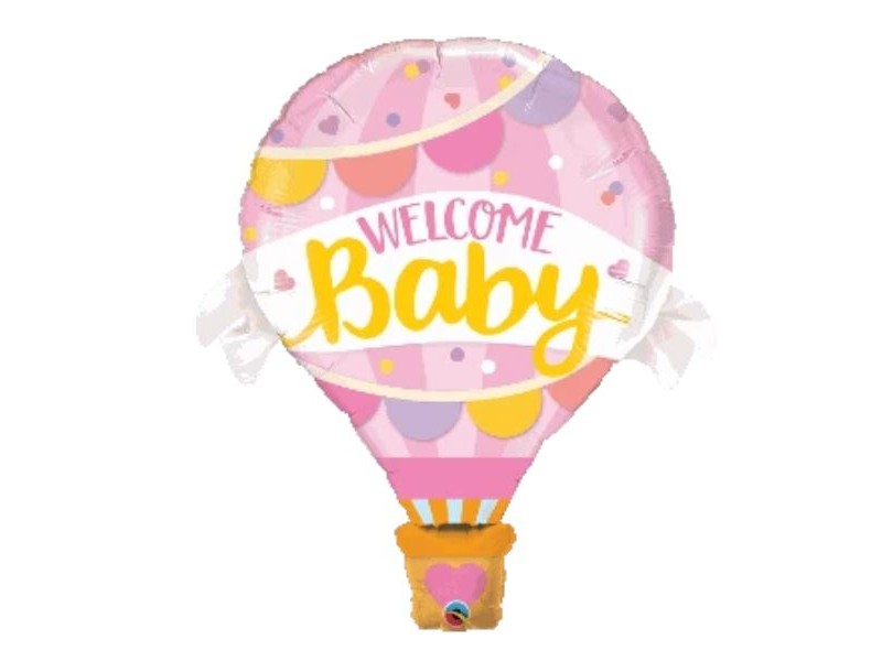 PALLONE 42" WELCAME BABY PINK 107CM - L'Officina delle feste