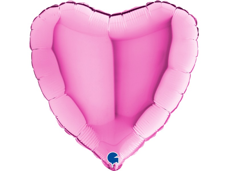 PALLONE CUORE MYLAR 18" FUXIA - L'Officina delle feste