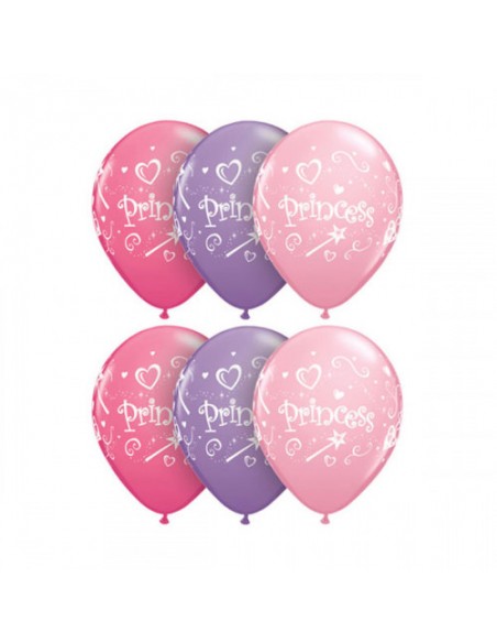 PALLONE LATTICE 12" PRINCESS 3COL.100PZ - L'Officina delle feste