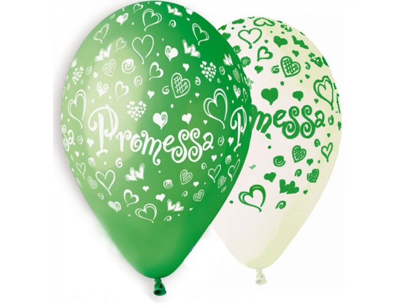 PALLONE LATTICE 12"30CM PROMESSA ASS. 100PZ - L'Officina delle