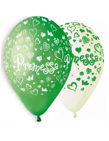 PALLONE LATTICE 12"30CM PROMESSA ASS. 100PZ - L'Officina delle