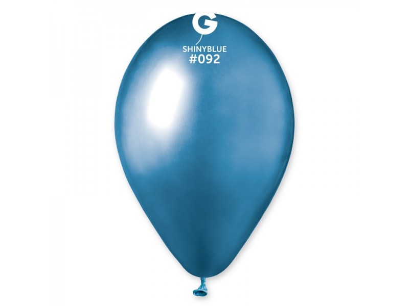PALLONE LATTICE 13" SHINY BLUE 50PZ - L'Officina delle feste