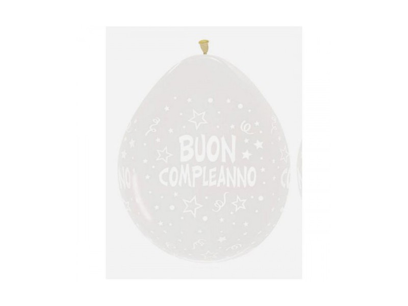 PALLONE LATTICE 18" D.C. BUON COMPLEANNO 1PZ - L'Officina delle