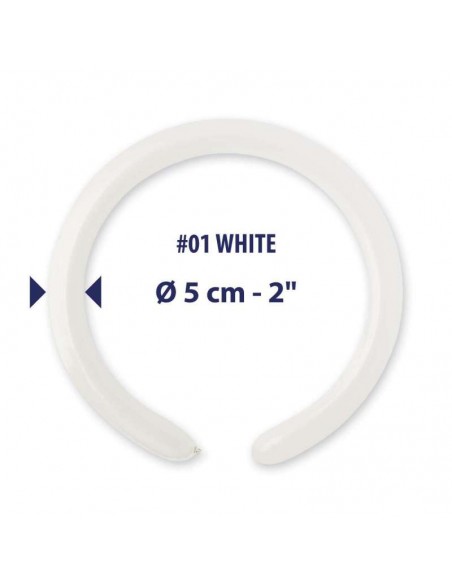 PALLONE LATTICE 260 BIANCO PZ.100 - L'Officina delle feste