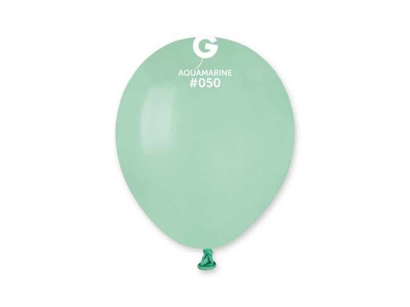 PALLONE LATTICE 5" PZ.100 ACQUAMARINA - L'Officina delle feste