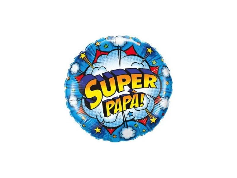 PALLONE MINI SHAPE 9" AUGURI PAPA' 23CM - L'Officina delle feste