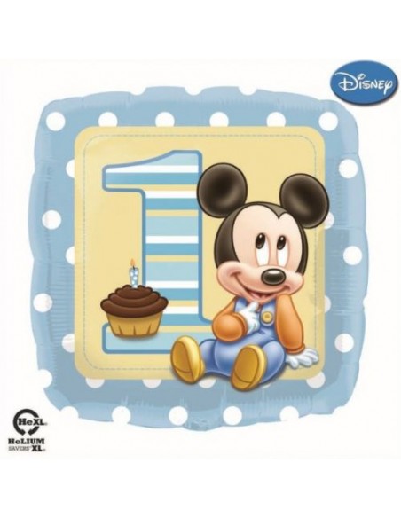 PALLONE MYLAR 18" BABY TOPOLINO 1°COMPL. CM. 45 - L'Officina