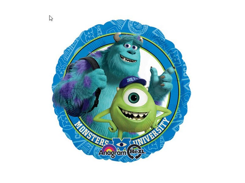 PALLONE MYLAR 18" 45CM MONSTERS UNIVERSITY - L'Officina delle