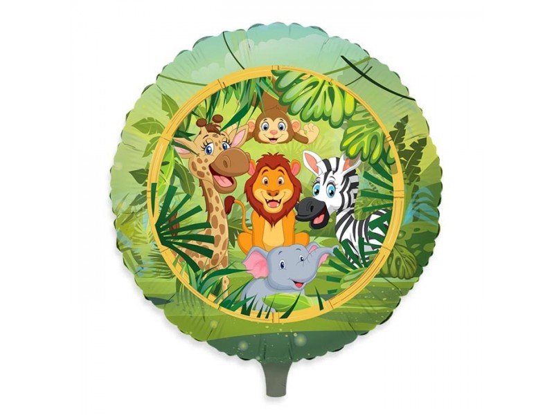 PALLONE MYLAR 18" 45CM JUNGLE - L'Officina delle feste