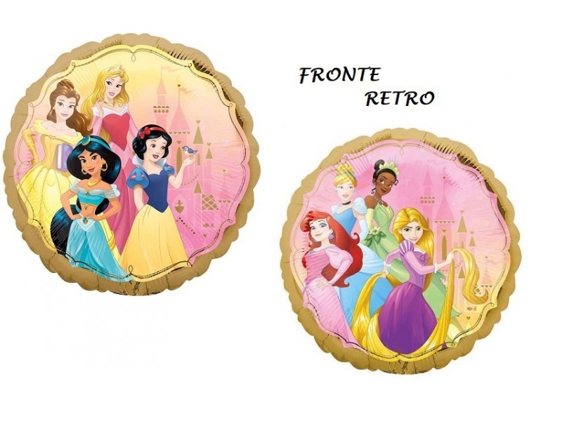 PALLONE MYLAR 18" /CM.45 PRINCIPESSE DISNEY - L'Officina delle