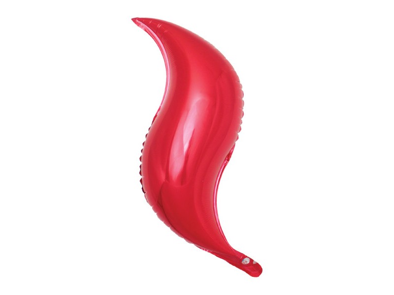 PALLONE CURVA MYLAR 36" ROSSO - L'Officina delle feste