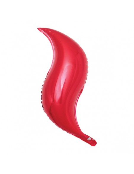 PALLONE CURVA MYLAR 36" ROSSO - L'Officina delle feste