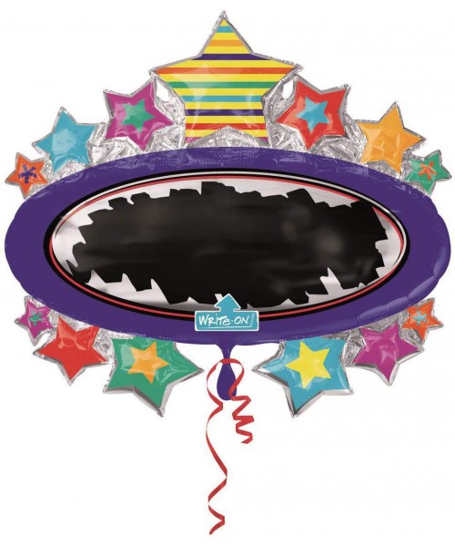 PALLONE MYLAR CON STELLE LAVAGNA CON PENNARELLO - L'Officina