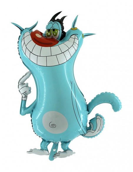 PALLONE MYLAR OGGY E I MALEDETTI SCARAFAGGI 70CM - L'Officina