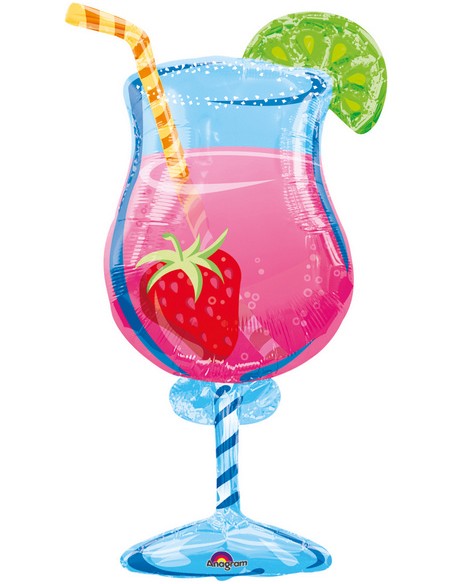 PALLONE MYLAR TROPICAL COCKTAIL 51X89 - L'Officina delle feste