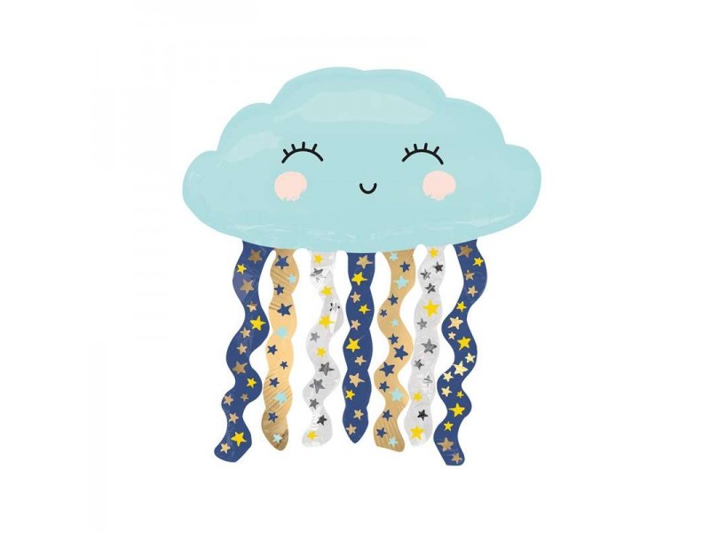 PALLONE MYLAR NUVOLA SUNSHINE BABY CM 76X45 - L'Officina delle