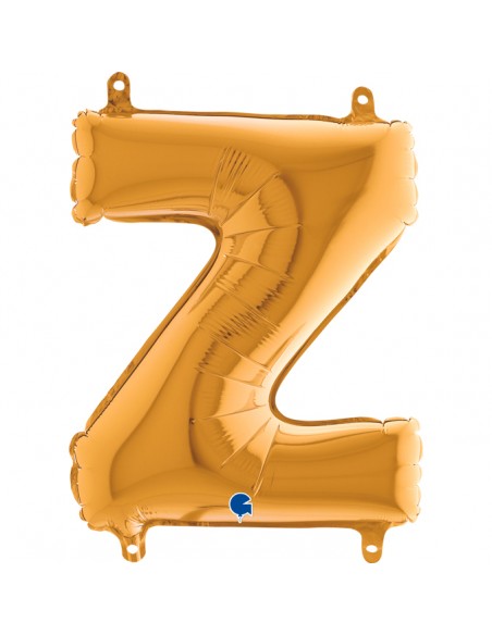 PALLONE MYLAR LETTERA " Z " ORO CM.35H - L'Officina delle feste