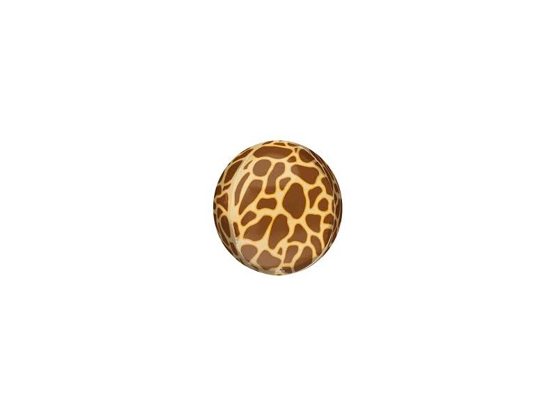 PALLONE MYLAR ORBZ GIRAFFE PRINT 38X40CM - L'Officina delle