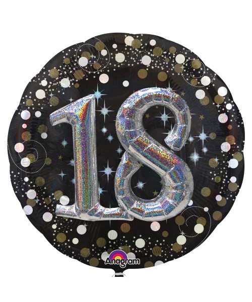 PALLONE MYLAR EFFETTO 3D OLOGRAFICO 81CM - L'Officina delle