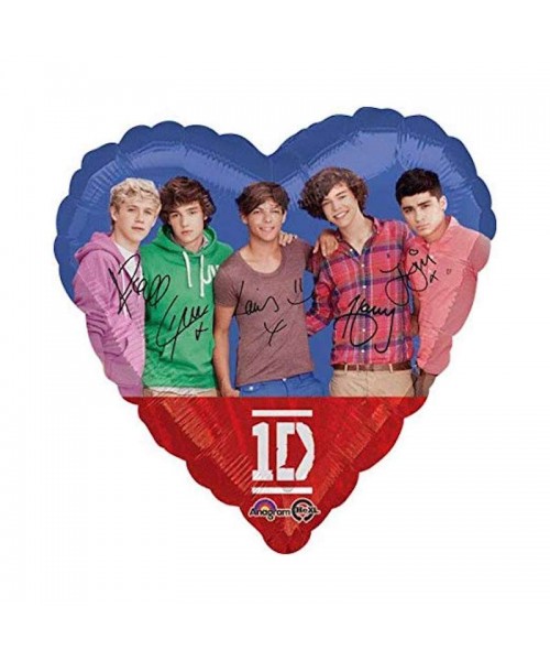 PALLONE MYLAR CUORE 18" 45CM 1D ONE DIRECTION - L'Officina