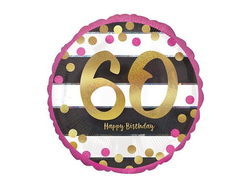 PALLONE MYLAR 18"/CM.45 N. 60 MILESTONE - L'Officina delle feste