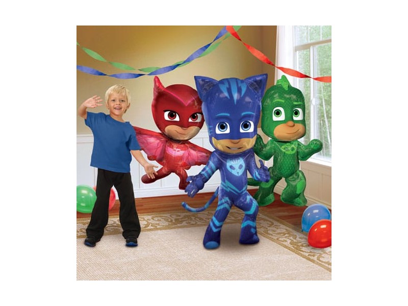 PALLONE MYLAR AIRWALKER PJ MASKS H. 144CM - L'Officina delle