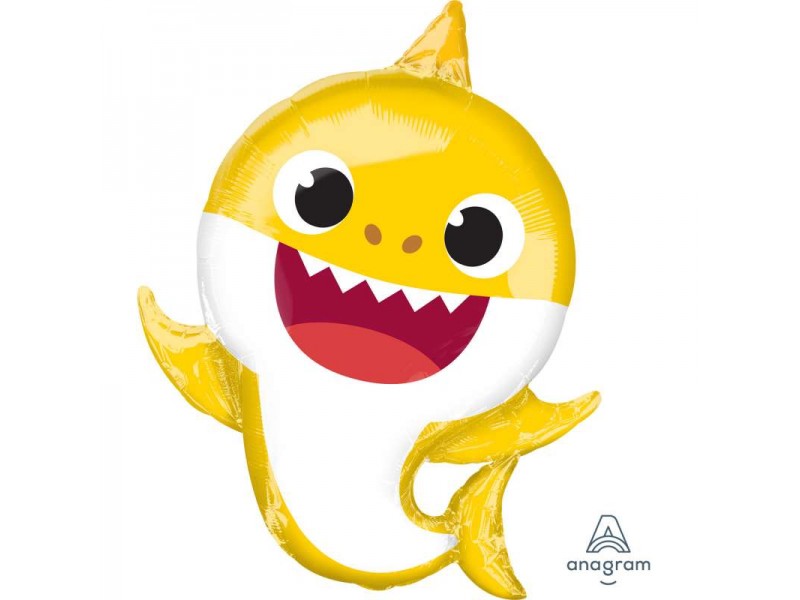 PALLONE MYLAR BABY SHARK 53X66CM - L'Officina delle feste
