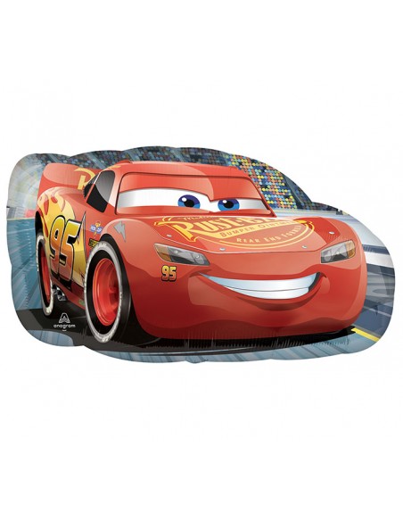 PALLONE MYLAR CARS LIGHTNING MCQUEEN 76X43CM - L'Officina delle