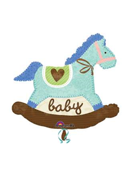 PALLONE MYLAR HORSE BABY 66X74 - L'Officina delle feste