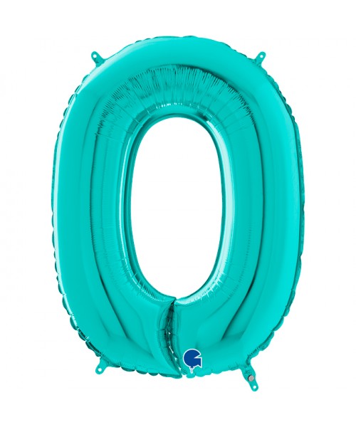 PALLONE MYLAR MEGA N. 0 TIFFANY 102CM - L'Officina delle feste