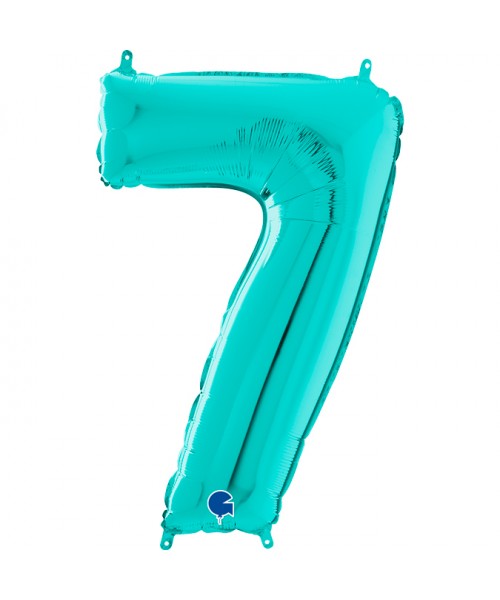 PALLONE MYLAR MEGA N. 7 TIFFANI 102CM - L'Officina delle feste
