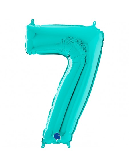 PALLONE MYLAR MEGA N. 7 TIFFANI 102CM - L'Officina delle feste