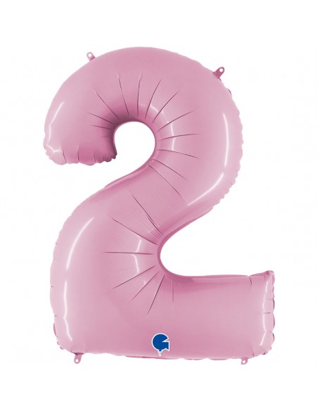 PALLONE MYLAR MEGA NUMERO N. 2 ROSA 102CM - L'Officina delle PALLONE MYLAR MEGA NUMERO N. 2 ROSA 102CM - L'Officina delle