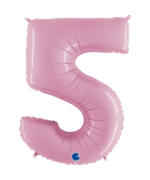 PALLONE MYLAR MEGA N. 5 ROSA 102CM - L'Officina delle feste