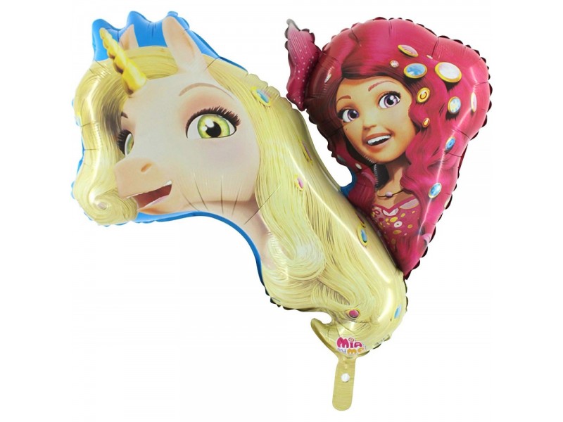 PALLONE MYLAR 40" MIA AND ME 90X80CM - L'Officina delle feste