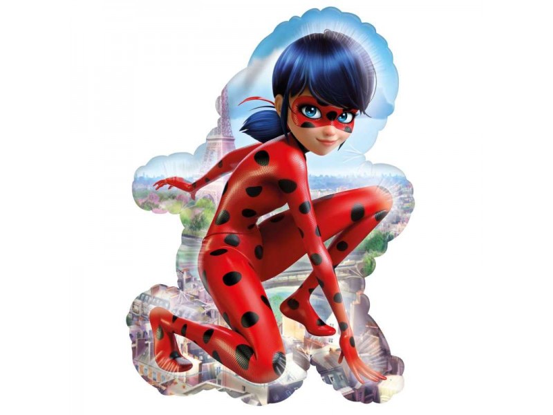 PALLONE MYLAR MIRACULOUS 55X86CM - L'Officina delle feste