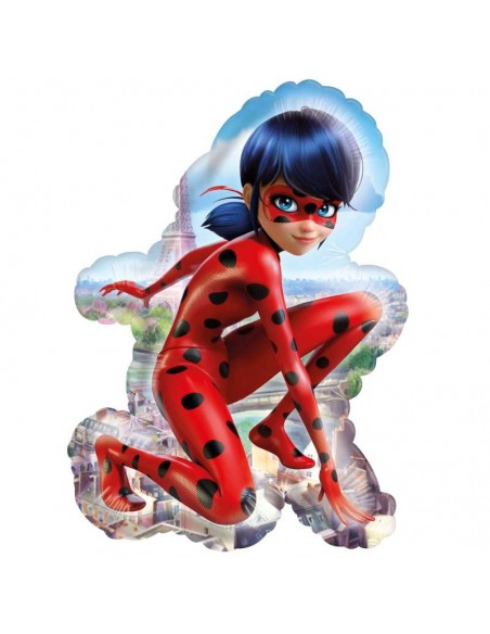 PALLONE MYLAR MIRACULOUS 55X86CM - L'Officina delle feste