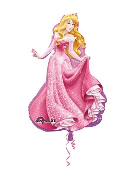 PALLONE MYLAR SAGOMA PRICIPESSA AURORA 58X86CM - L'Officina