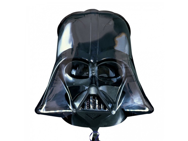 PALLONE MYLAR TESTA DARTH VADER STAR WARS 63X63CM - L'Officina