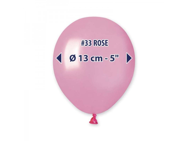 PALLONI LATTECE 5" PZ.100 ROSE PERL - L'Officina delle feste