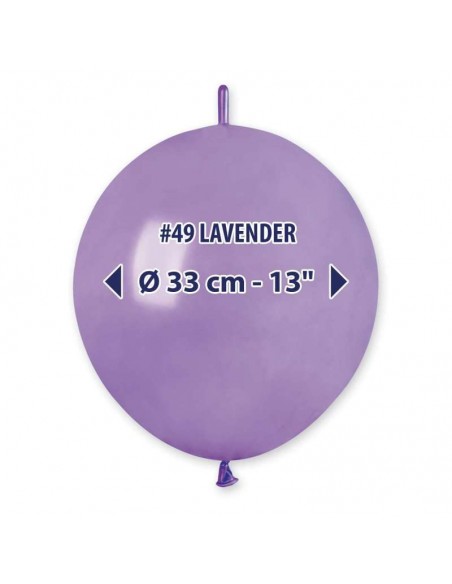 PALLONI LATTICE 13" LINK PAST.LAVANDA 100PZ - L'Officina delle