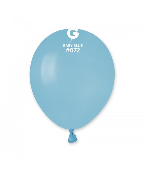 PALLONI LATTICE 5" PZ.100 BABY BLUE 13CM - L'Officina delle