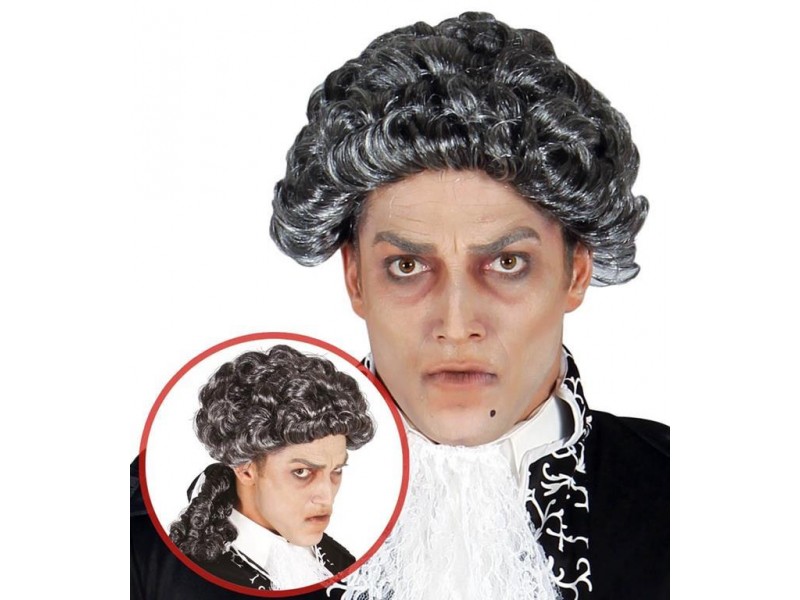 PARRUCCA CONTE VAMPIRO GRIGIA - L'Officina delle feste