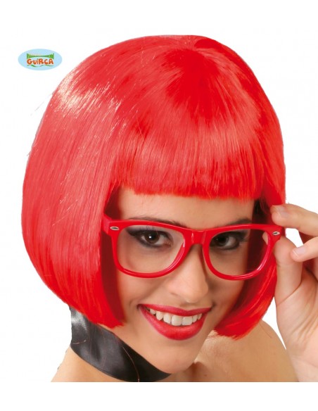 PARRUCCA ROSSA CASCHETTO ROSSO - L'Officina delle feste