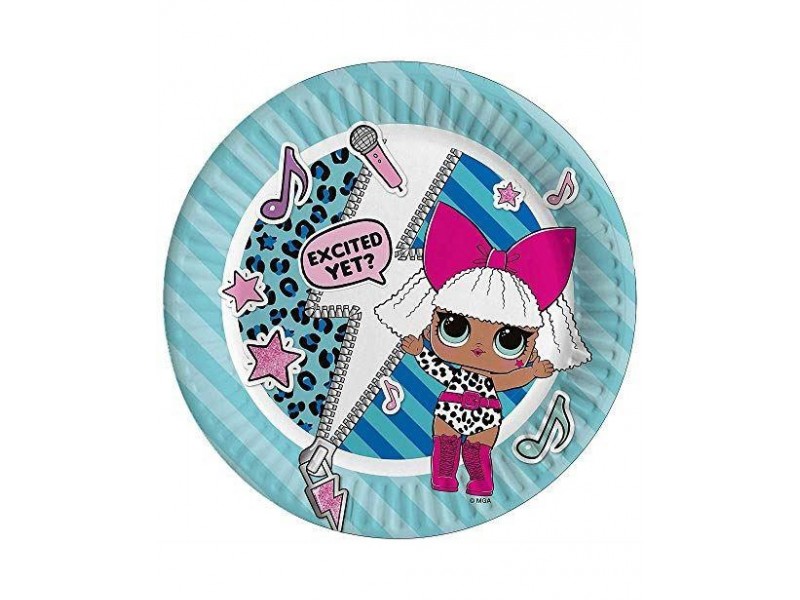 PIATTI CM. 18 LOL SURPRISE PZ.8 - L'Officina delle feste