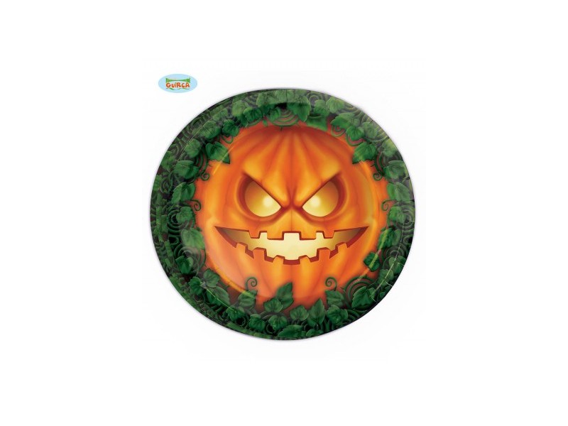PIATTI CM.23 HALLOWEEN ZUCCA PZ. 8 - L'Officina delle feste
